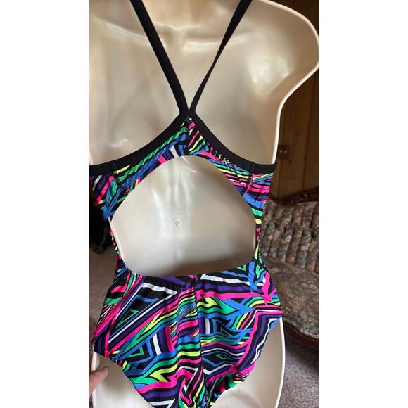 Y2K Galaxy Swimsuit - Dolfin Neon - Size XS/Small - Picture 3 of 3